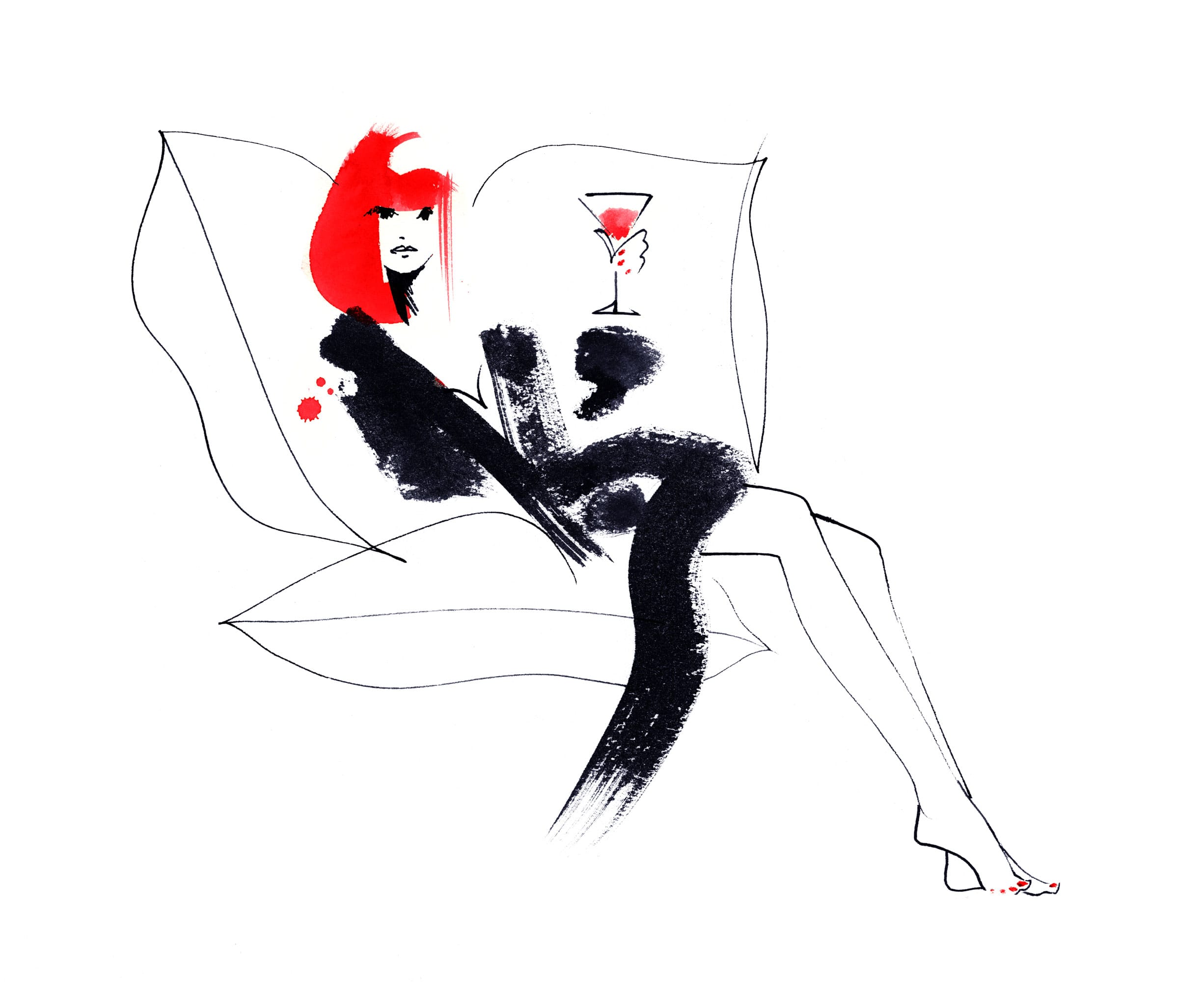 Lovisa Burfitt illustration La-rousse-et-boisson-rouge